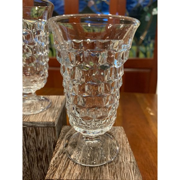 Fostoria Clear Glass Americana Footed Cordials. - Picture 5 of 9